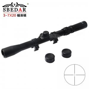 長款3-7x20十線光學狙擊瞄準鏡
