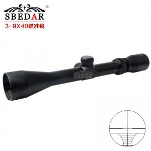 中性3-9X40瞄準鏡 變倍高清狙擊鏡 五線網狀瞄準坐標