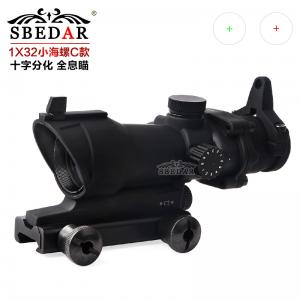 1X32C款十字內紅點小海螺全息瞄準器 狙擊瞄準鏡